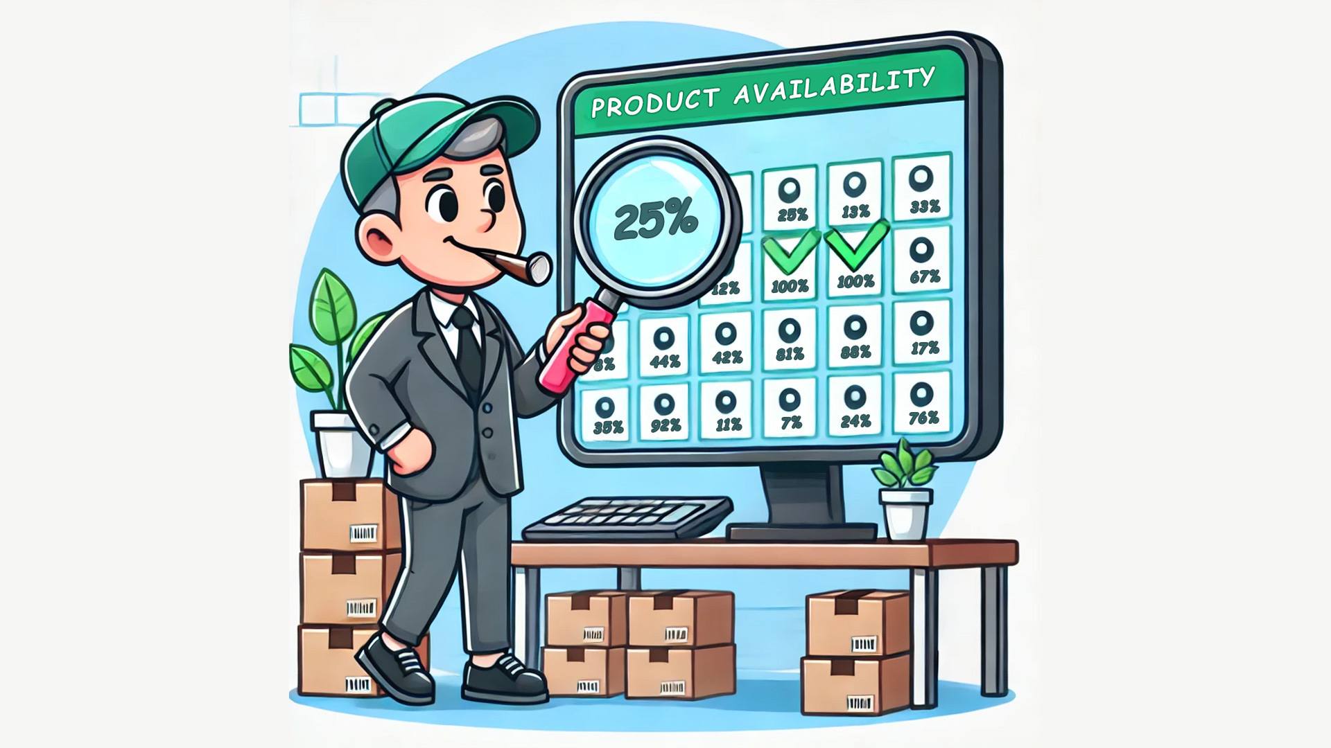 Увеличение плотности наполнения витрины товарами поставщика